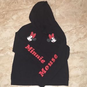 Black Minnie Mouse hoodie